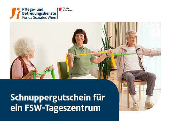 Gutschein für einen Schnuppertag im FSW-Tageszentrum